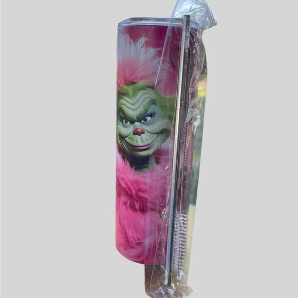 Christmas Tumbler Mrs Grinch 20oz Gift  NEW - Picture 6 of 6